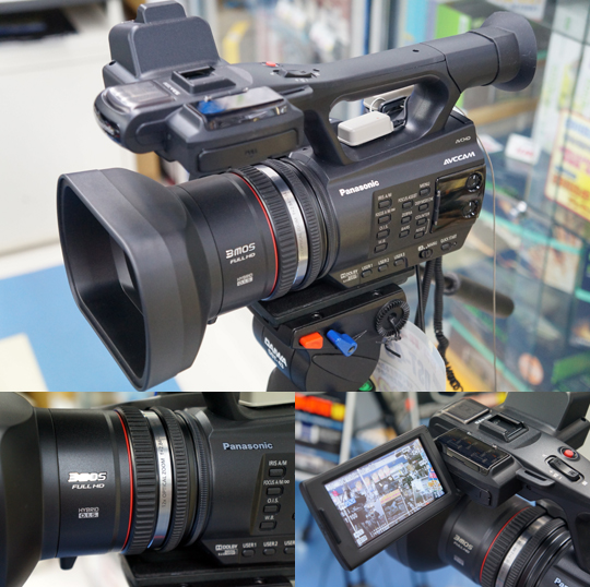 小型業務用ビデオカメラAG-AC90登場