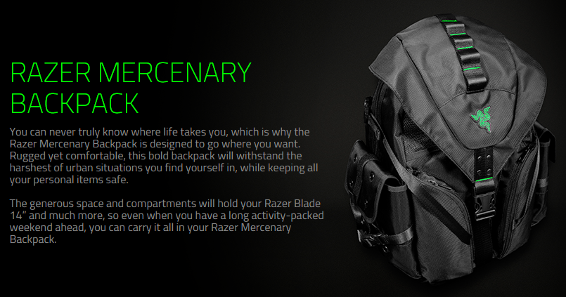 RAZER Mercenary Backpack バックパック リュック