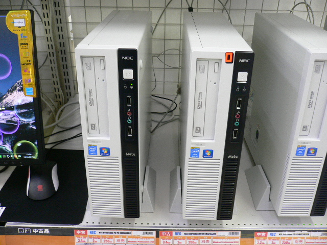 NEC Refreshed PC スリムデスクトップPC入荷！ - 名古屋中古品情報