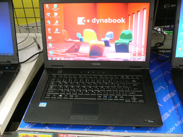 Windows7ダウングレードモデルのDynabook Satellite！ - 名古屋中古品情報