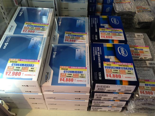 人気のssdが大量です 名古屋中古品情報