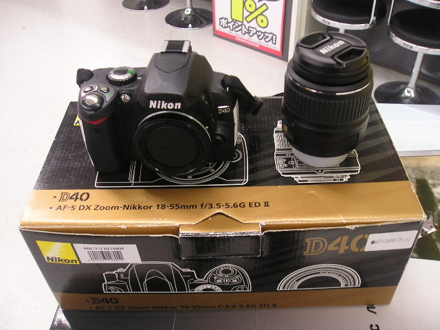 【一眼レフカメラ】＜NIKON D40 レンズKIT＞が入荷しました！！！ - 札幌中古品情報