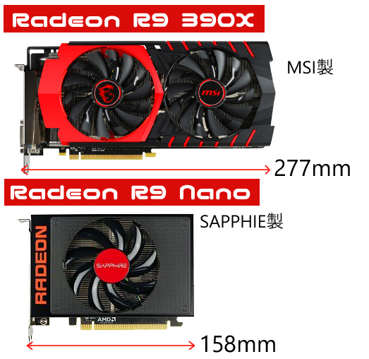 小型デスクトップ向けハイエンドビデオカード「Radeon R9 Nano」特集 - ツクモネットショップblog