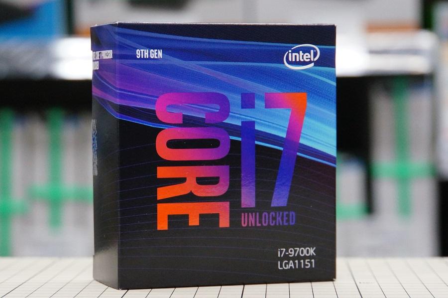 Core i7 9700k box 新品未使用品（納品書とゲームキー付き）
