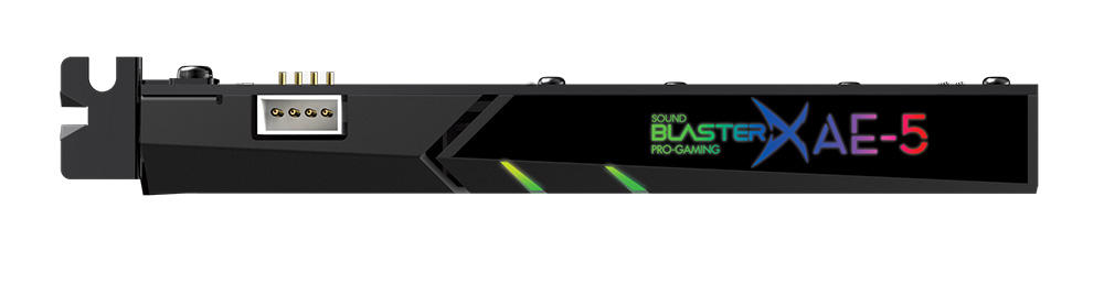 Creative Sound BlasterX AE-5 ブラック 最大32bit 384kHz ハイレゾ LED ゲーミング サウンドカード SBX- AE5-BK 【全商品オープニング価格特別価格】