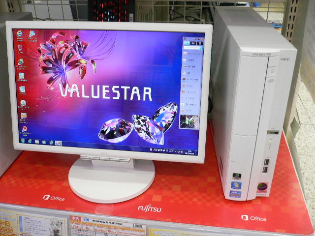 Office2010搭載Windows7デスクトップPC NEC Refreshed PC PC-GV287VZDS - 名古屋中古品情報